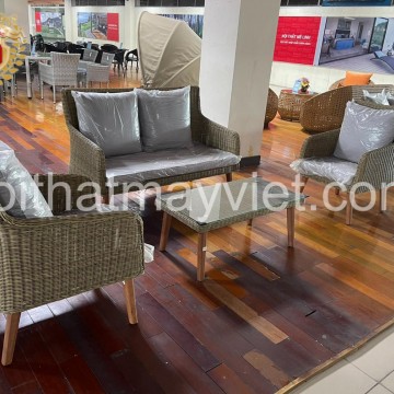 Bàn Ghế Sofa Mây Tre BGSF0033